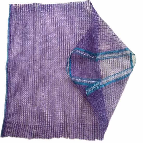 25kg PE Reusable Mesh Bag Net Bag for Packing Vegetables Fruits Packing Raschel Net Bag