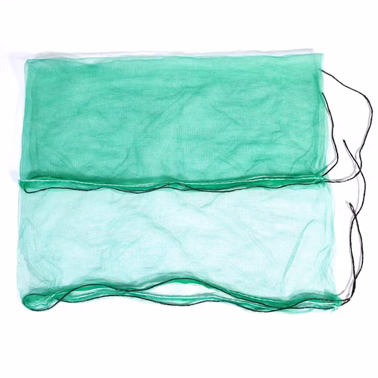 PE Green Drawstring Mono Date Palm Mesh Bag with UV Protection