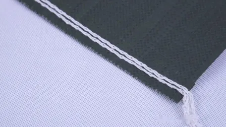 中国供給 UV 処理 50 ポンド高強度グリーン PP 織土の袋、ネクタイ付き