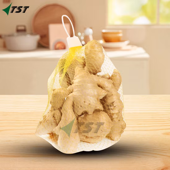 工場卸売価格カスタム耐久性と野菜ニット果物とネットメッシュバッグロール